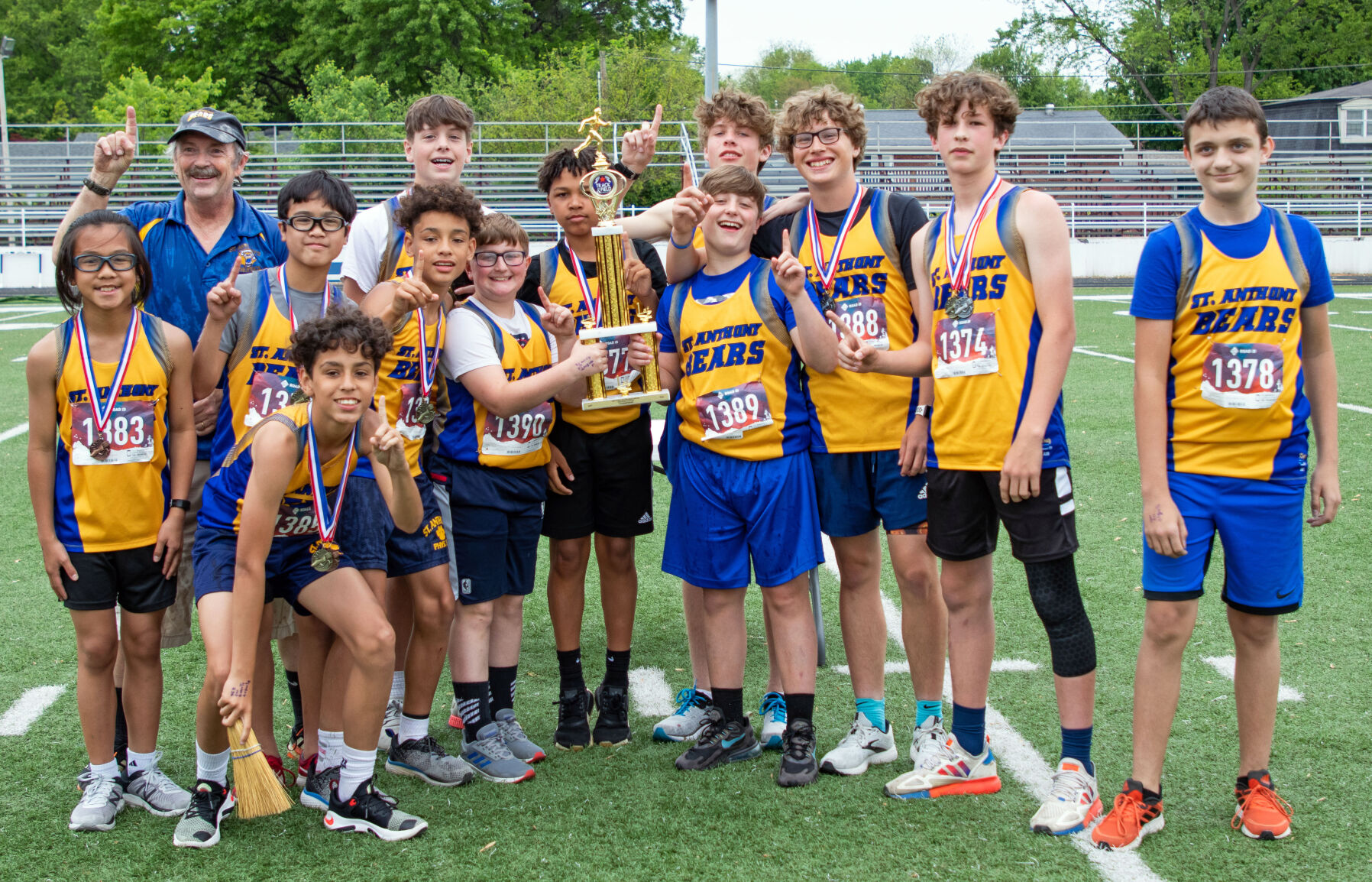 PHOTOS: St. Anthony of Padua wins New Albany Deanery track & field championship